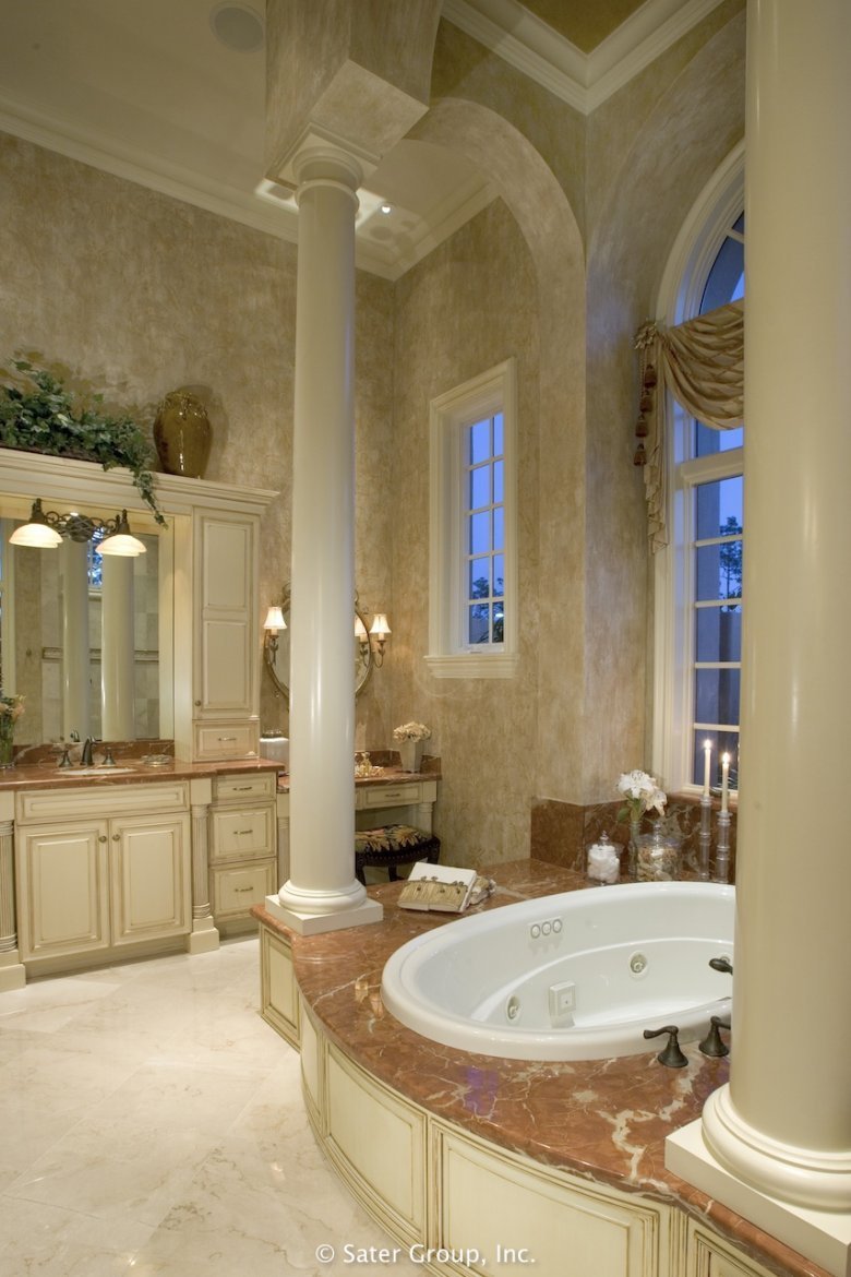 Римский стиль в интерьере ванной
