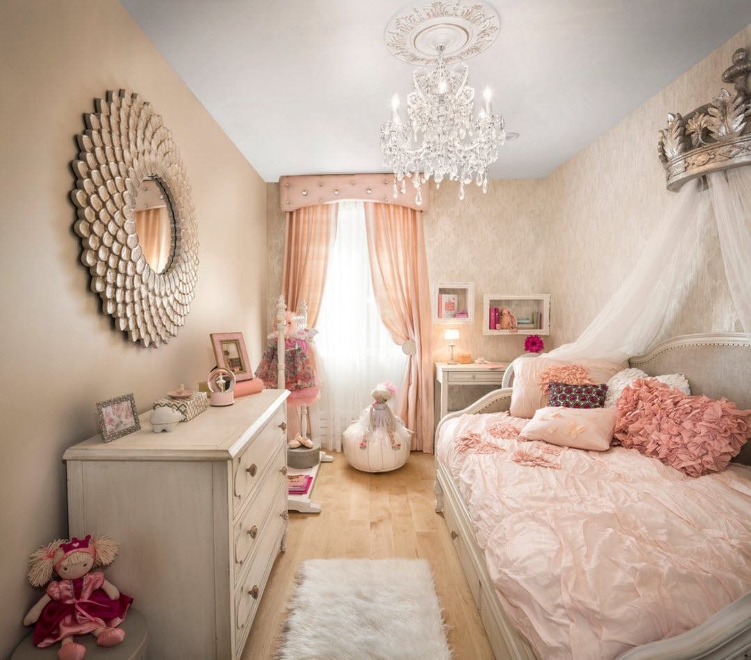 Дизайн маленькой комнаты для девушек