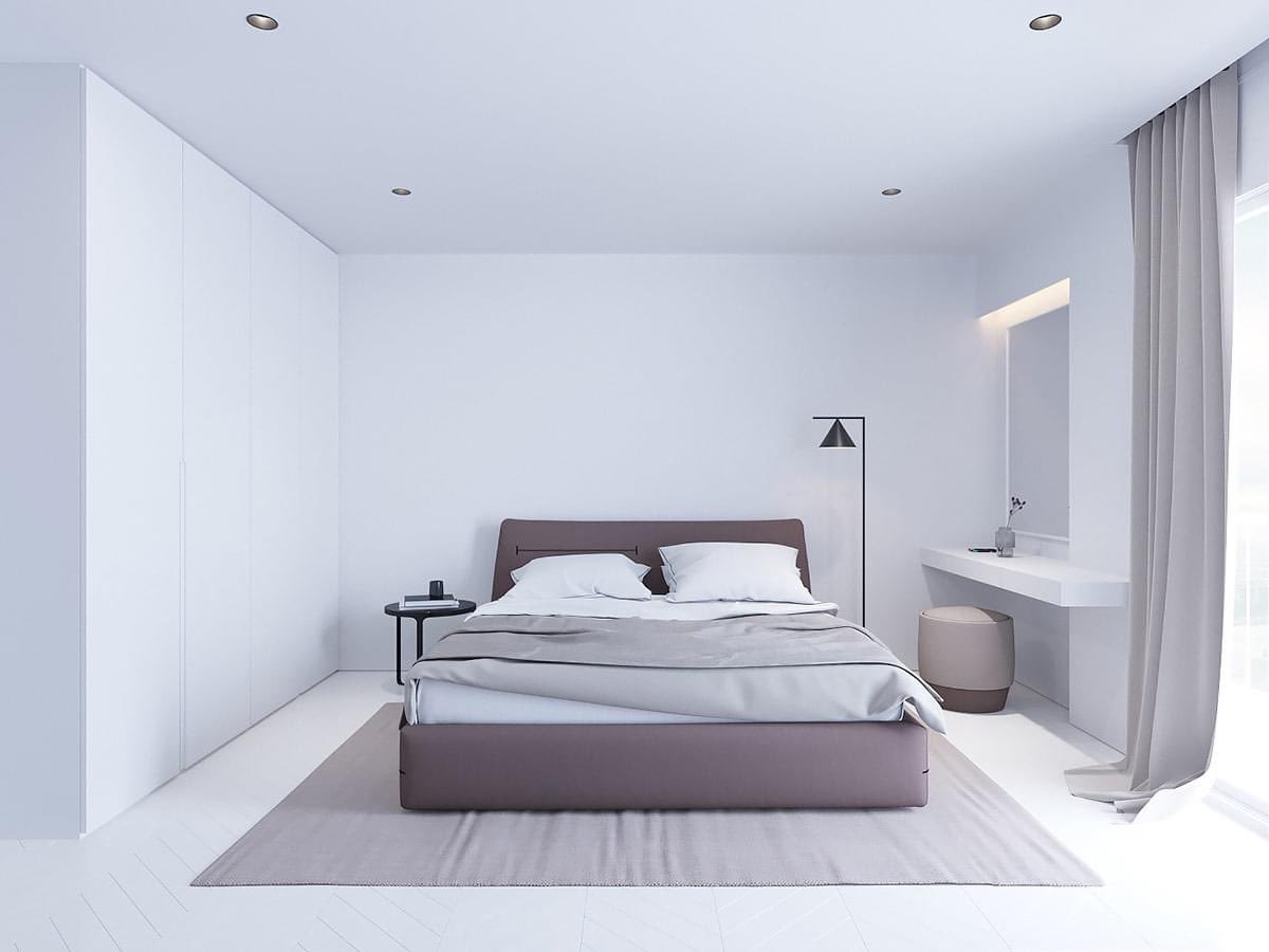 Спальная комната минимализм