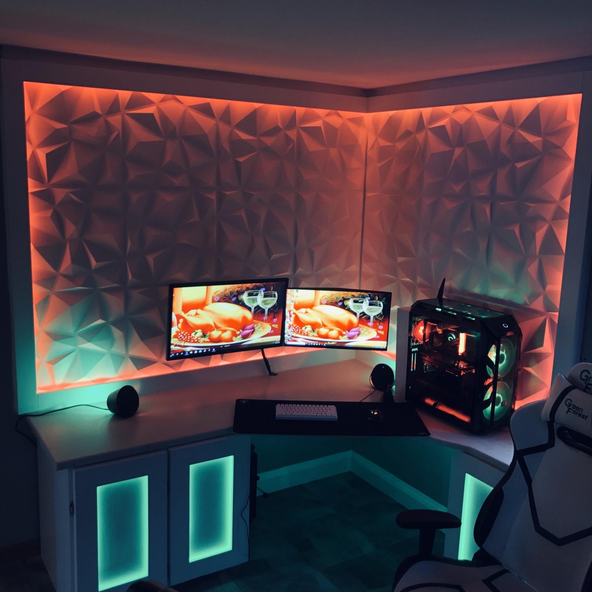 Дизайн игровой комнаты для геймера
