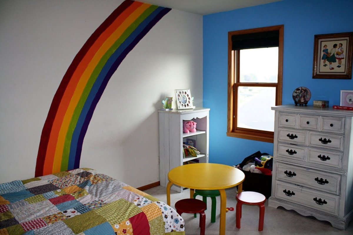 Радуга детская комната