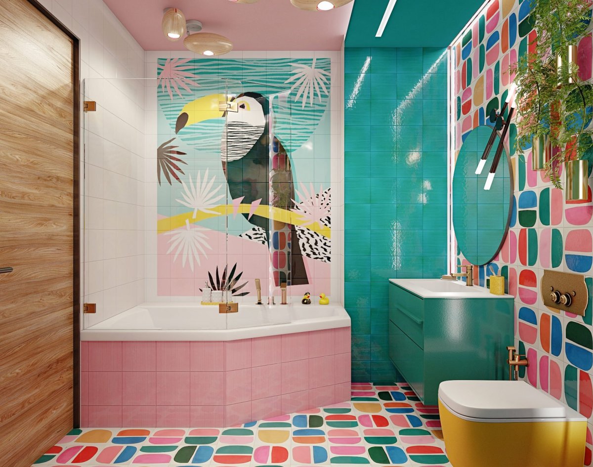 Детская ванная комната дизайн