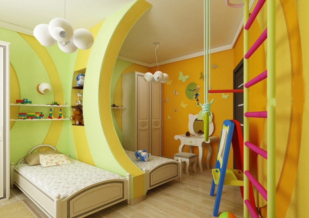 Детская комната для разнополых разновозрастных детей