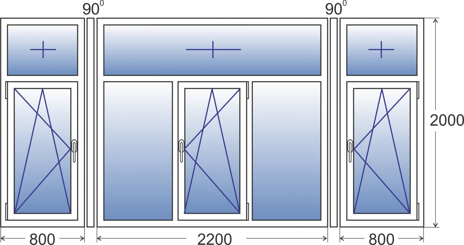 Размер окна на балконе. Окно ОП в2 2400х2080 (4м1-16аг-к4). Балконный блок высота двери 2400. Окно размер 2100 ширина 1500 высота. Ширина стандартного окна 2 створки.