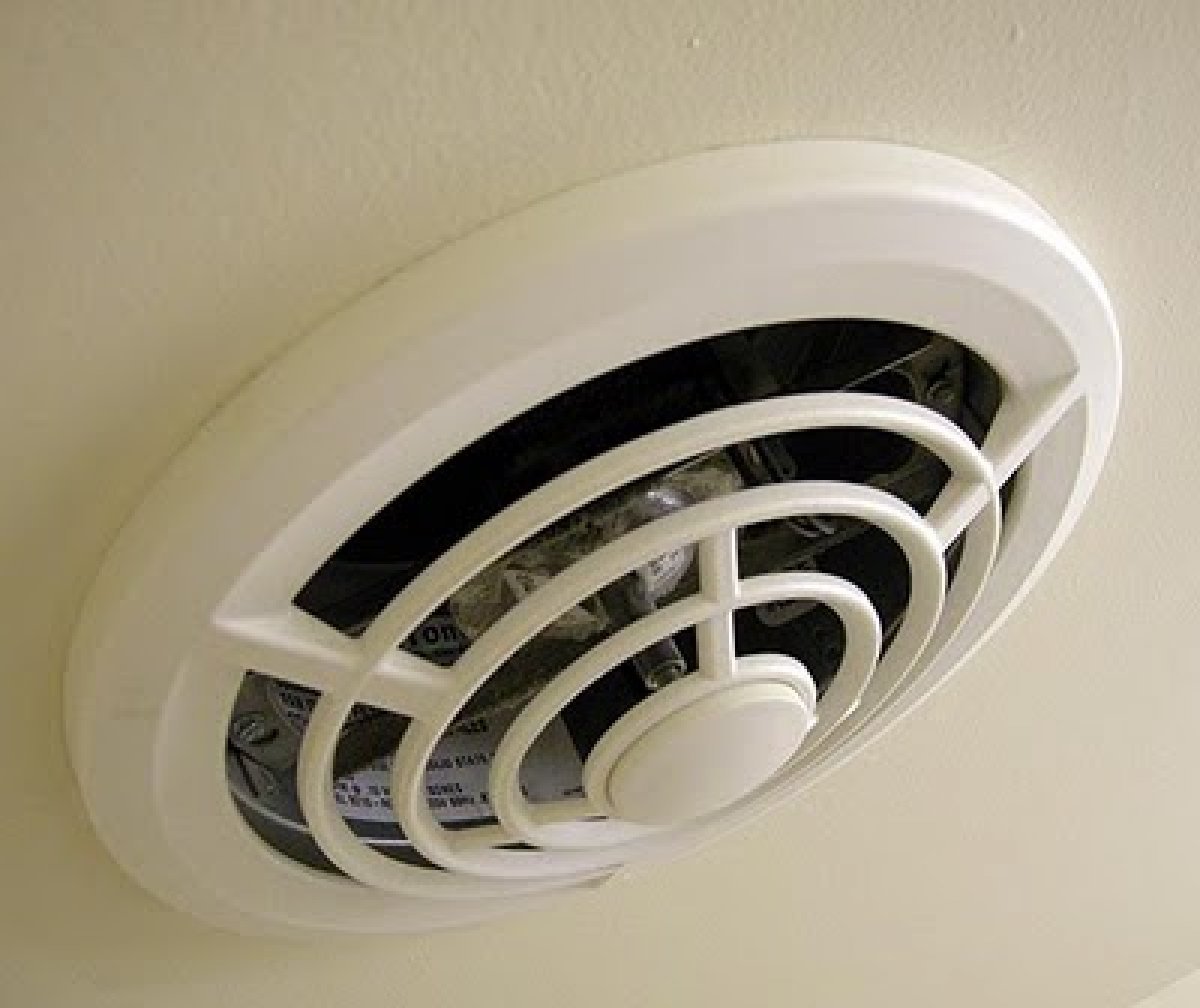 Вытяжной вентилятор в натяжной потолок