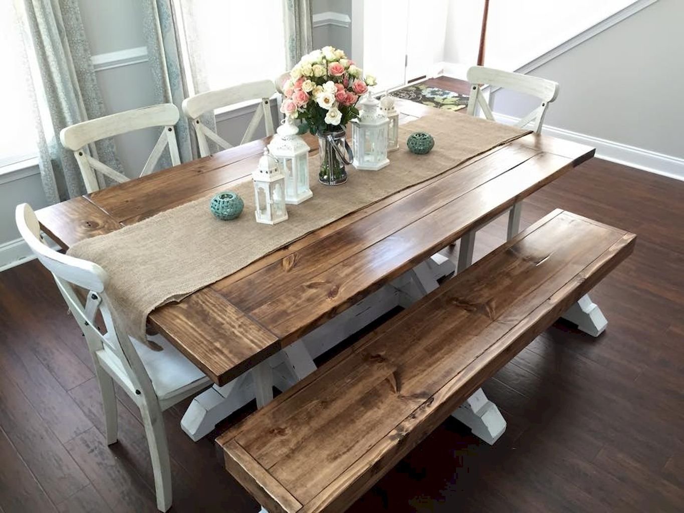 Делаем кухонный стол. Стол фармхаус. Стол деревянный. Необычные кухонные столы. Необычные столы из дерева.
