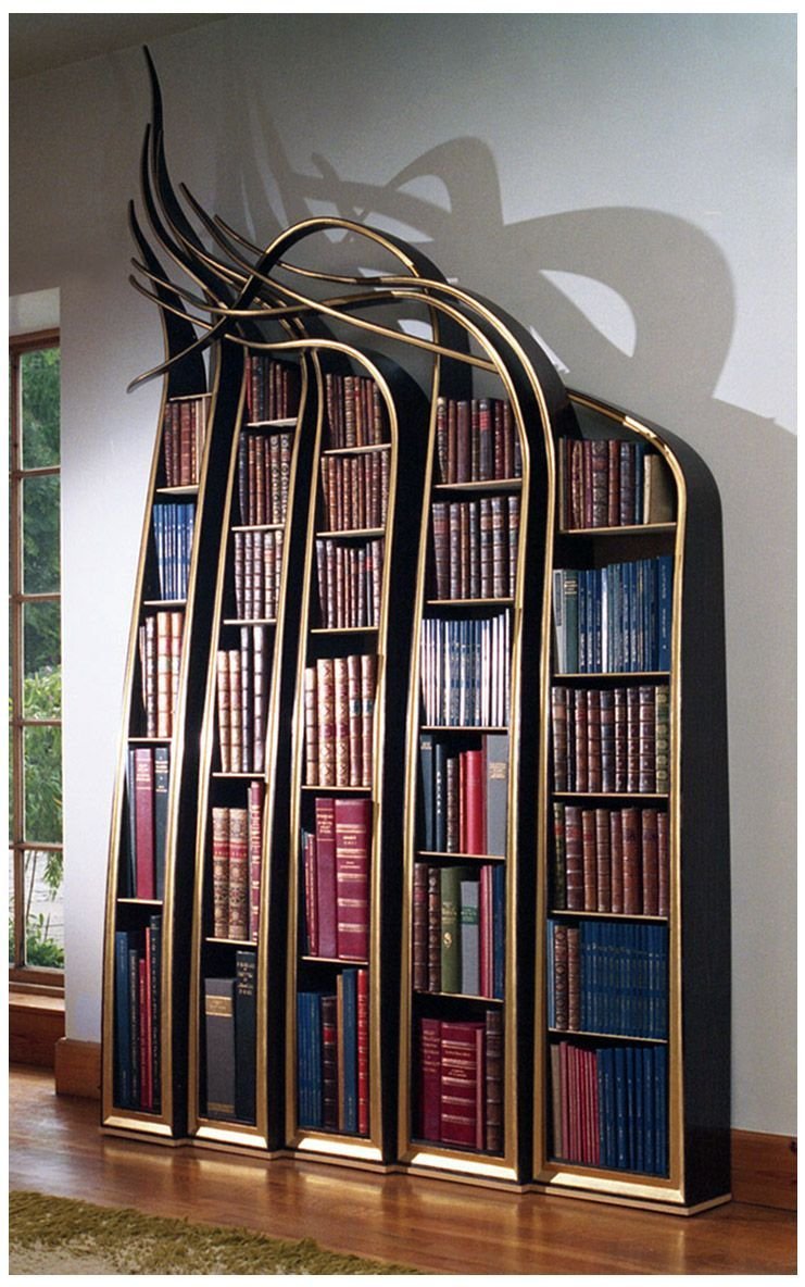Необычные книжные шкафы