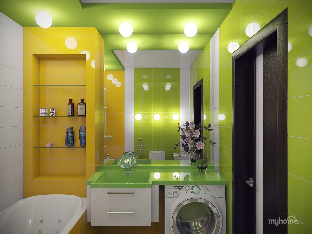 Туалет цвет зеленый. Салатовая ванная комната. Ванная в зеленых тонах. Ванная в зеленом цвете. Яркий интерьер ванной комнаты.