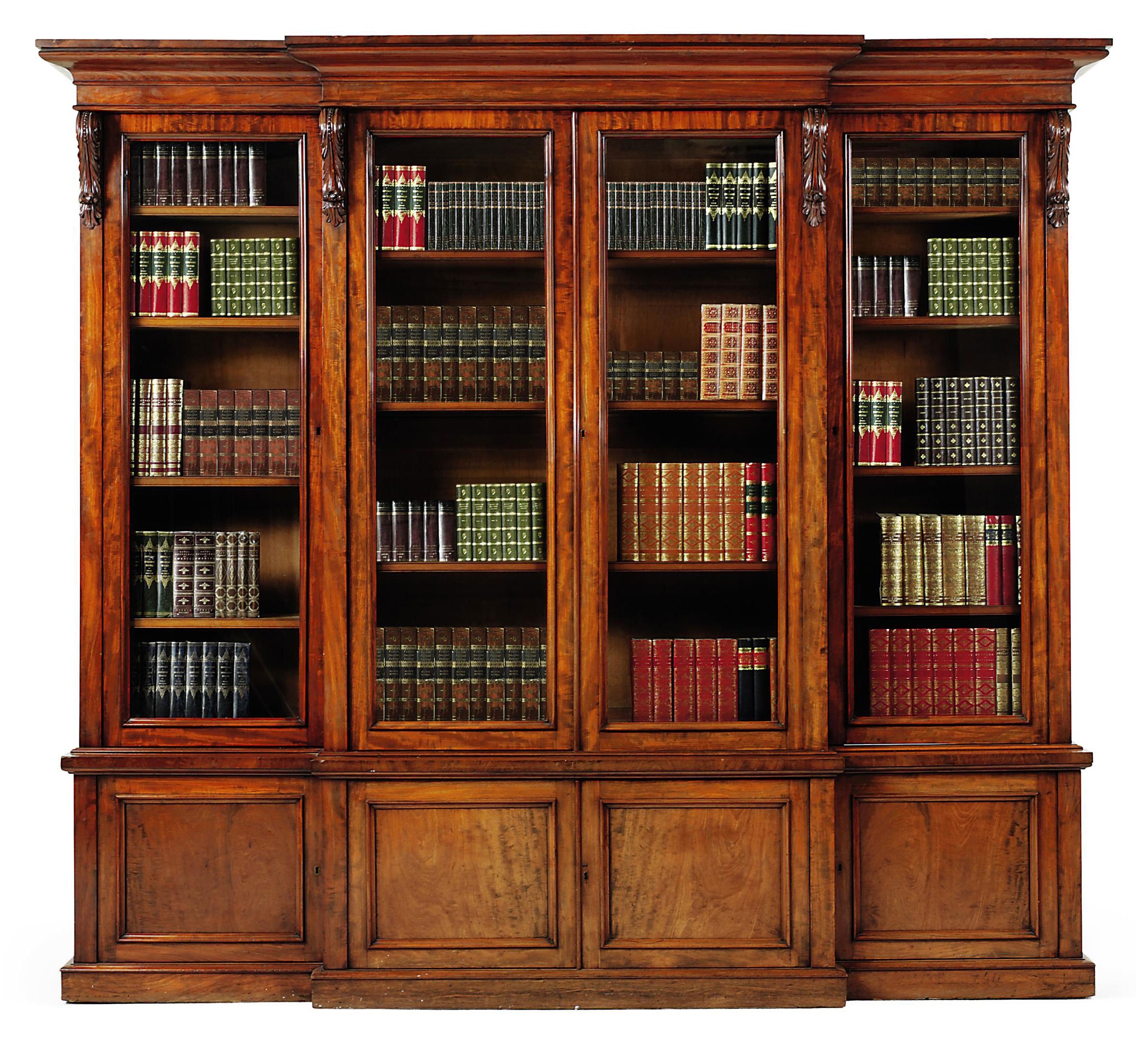 Книжный шкаф 19 век Викторианская