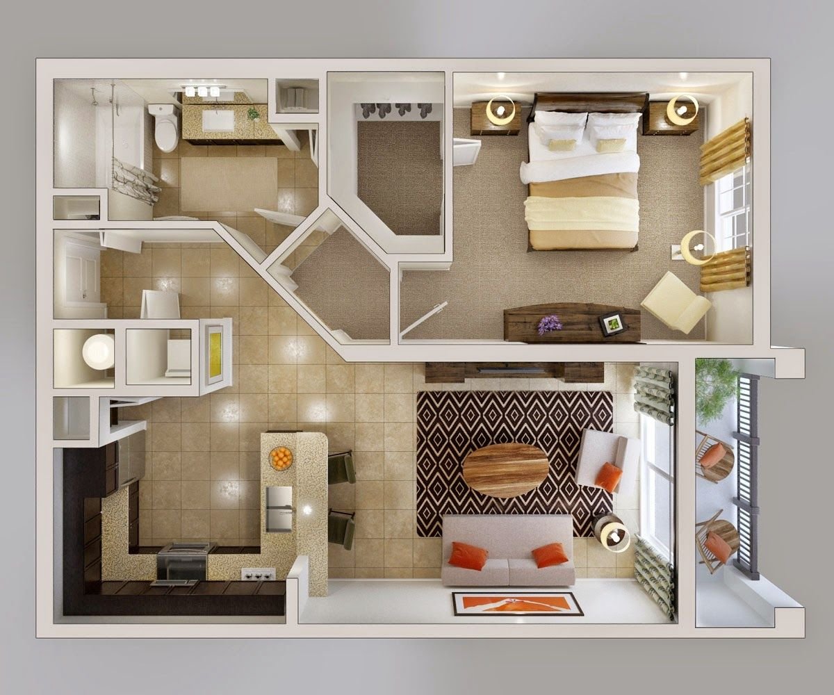 Идеальная планировка двухкомнатной квартиры