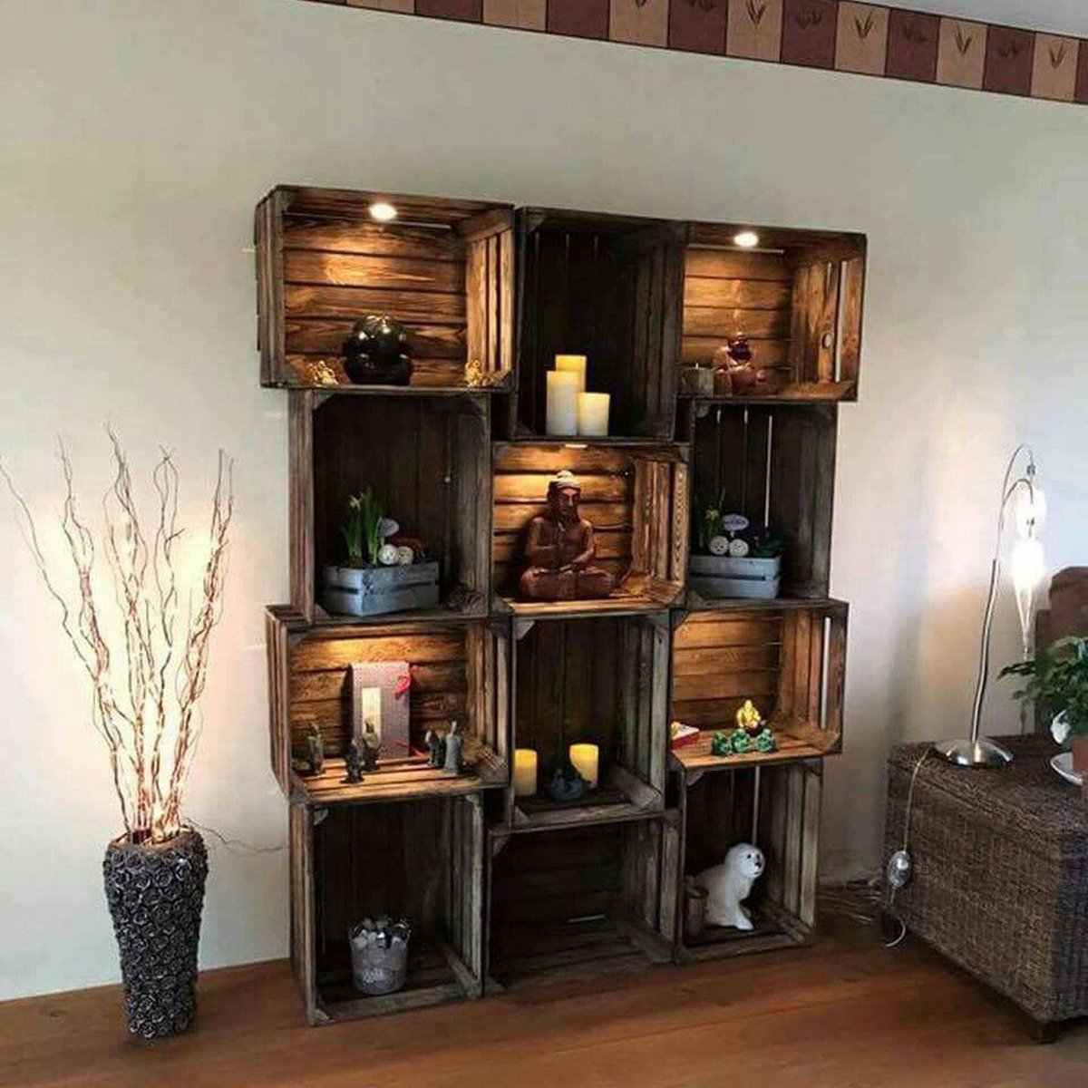 Мебель из деревянных ящиков