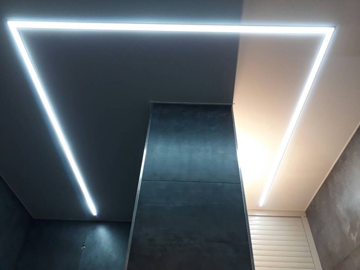 Профиль для натяжного потолка с подсветкой