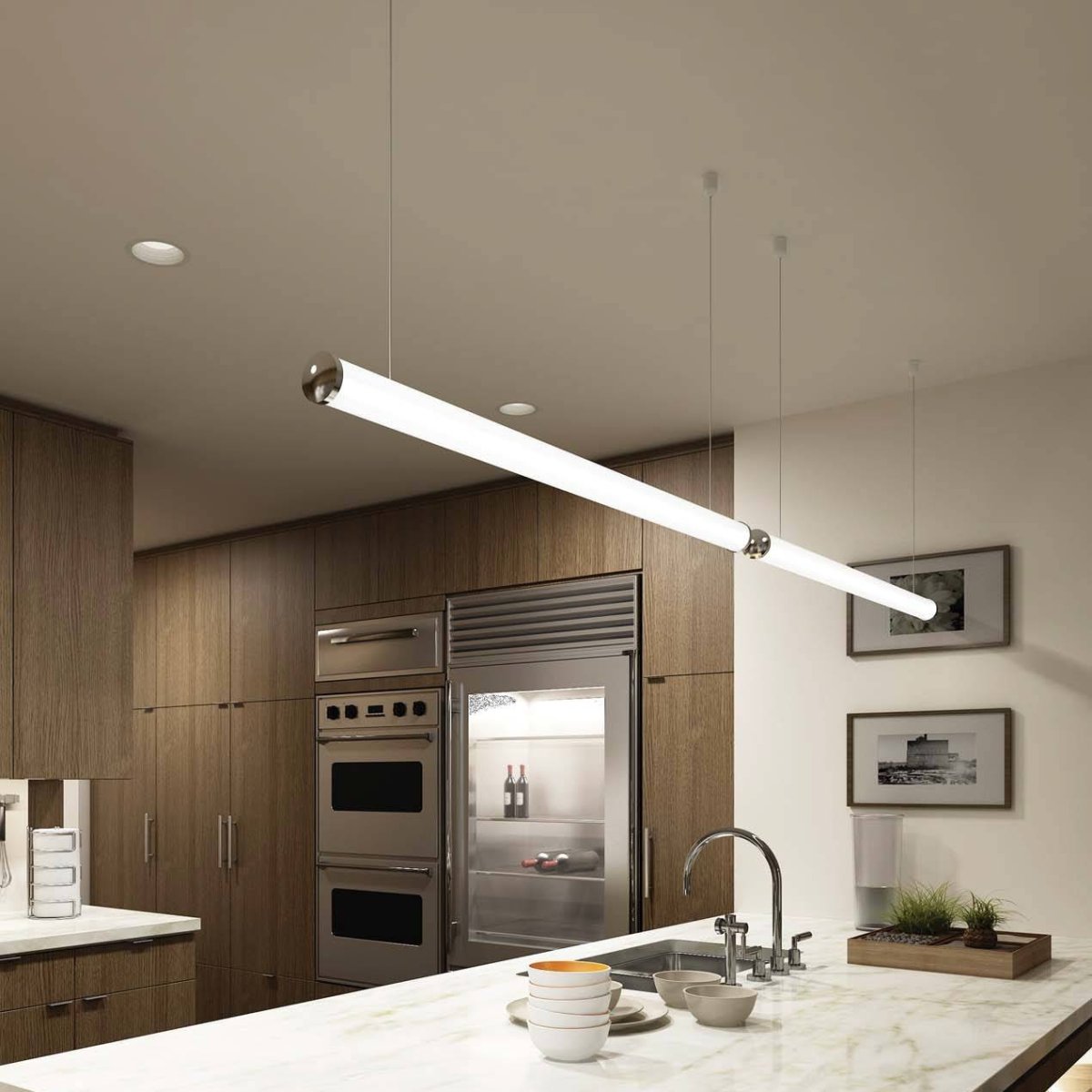 Угловой светильник для кухни